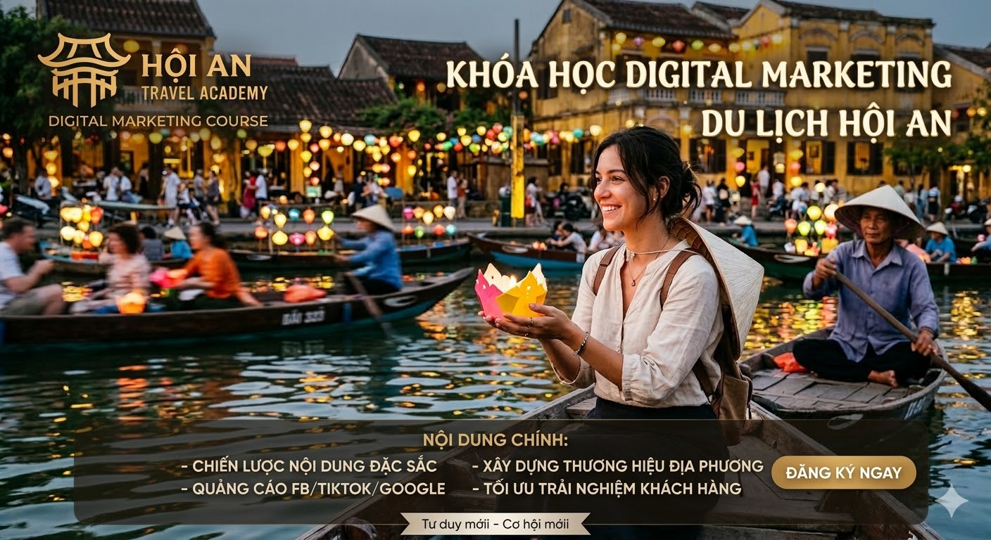 Khóa Học Digital Marketing Du Lịch Hội An